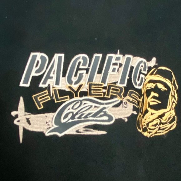 Pacific Flyers Club Jacket Faux Suede Insulated Brown XXL - Picture 4 of 7